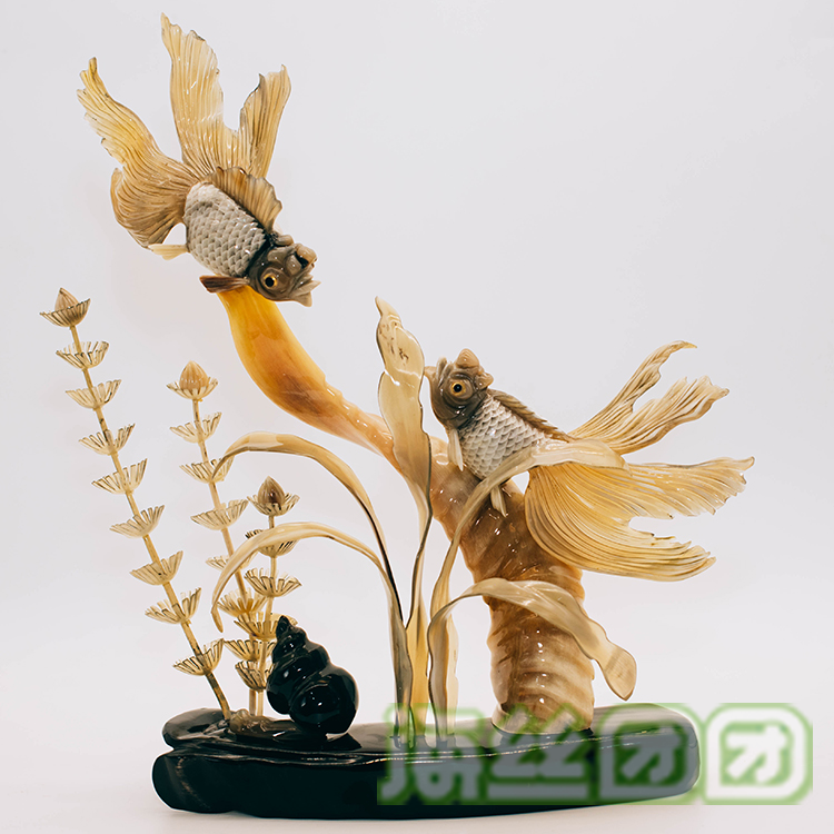中國工藝美術(shù)大師/白耀華大師工藝/雙魚螺影圖